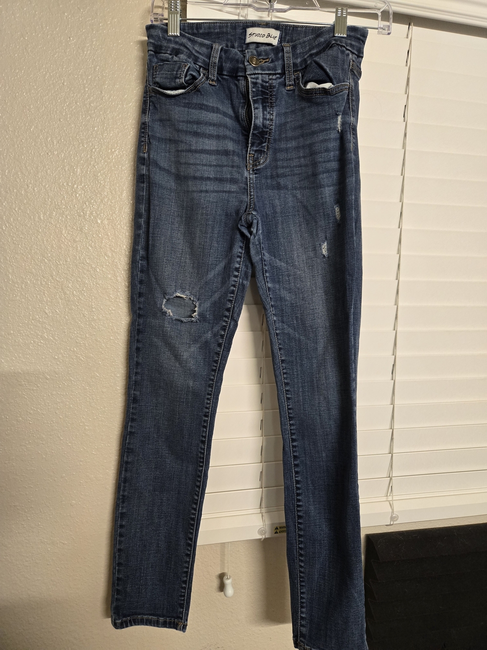 Studio Blue High-Rise Skinny Jeans